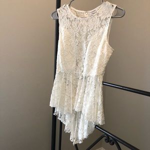 White Lace Blouse